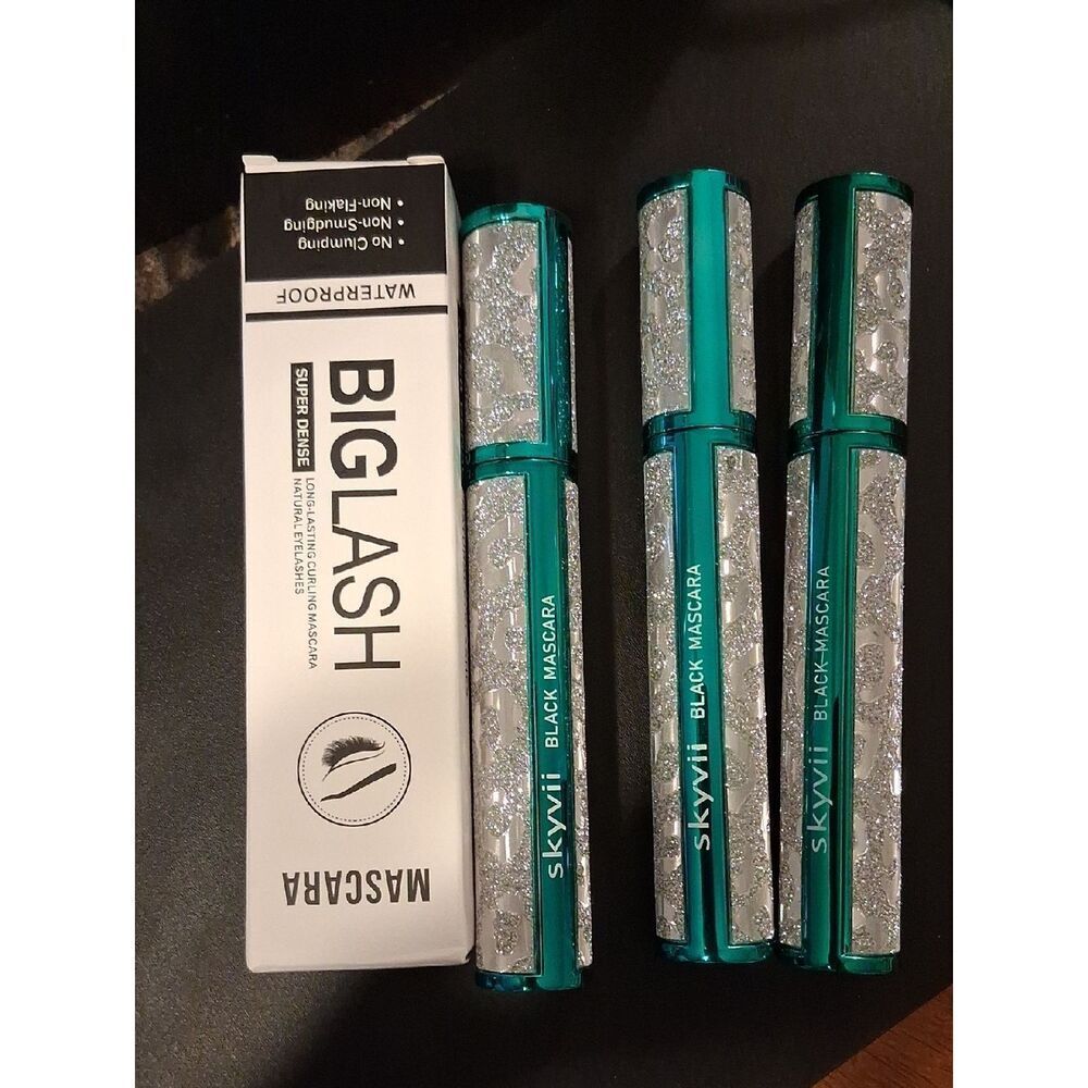 3 New Skyvii Big Lash Black Mascara